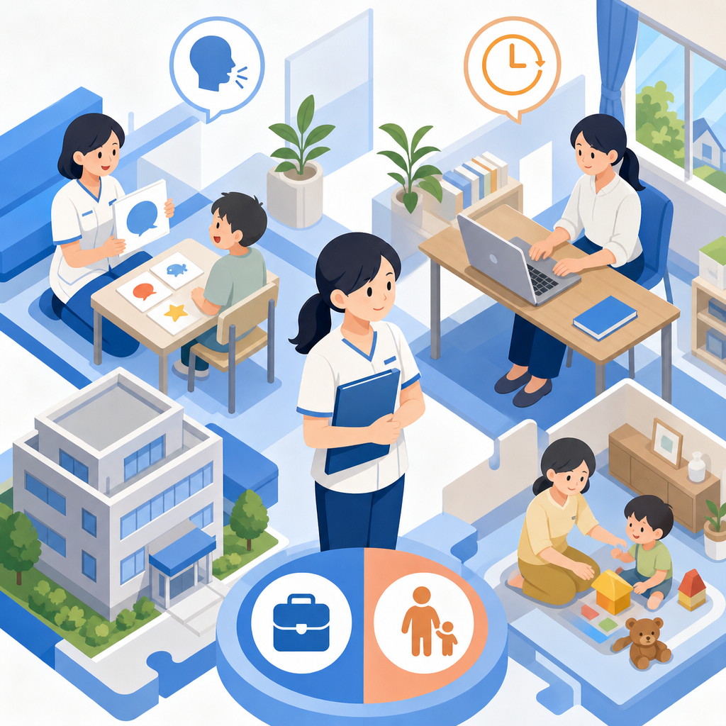 言語聴覚士の時短勤務可常勤とパートの両立
